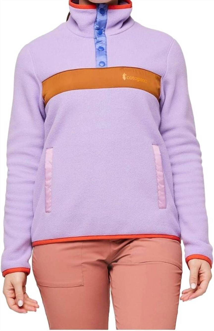 NEW COTOPAXI teca fleece pullover jacket - plus in fresh flowers
